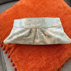 Lauren Merkin Textured Cloud Clutch Wallet